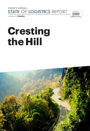 cresting the hill